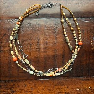Silpada Earthy Tones Beaded Necklace